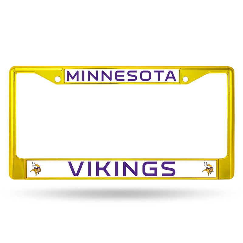 Vikings Colored Chrome Frame Secondary Yellow