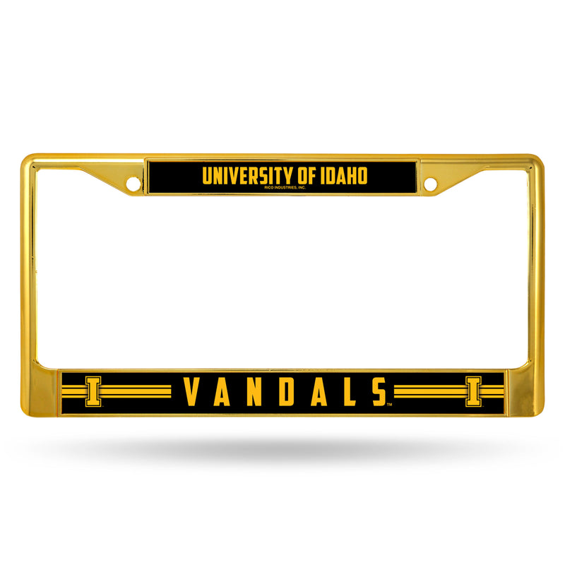 Idaho University Gold Colored Chrome Frame with  Printed Insert