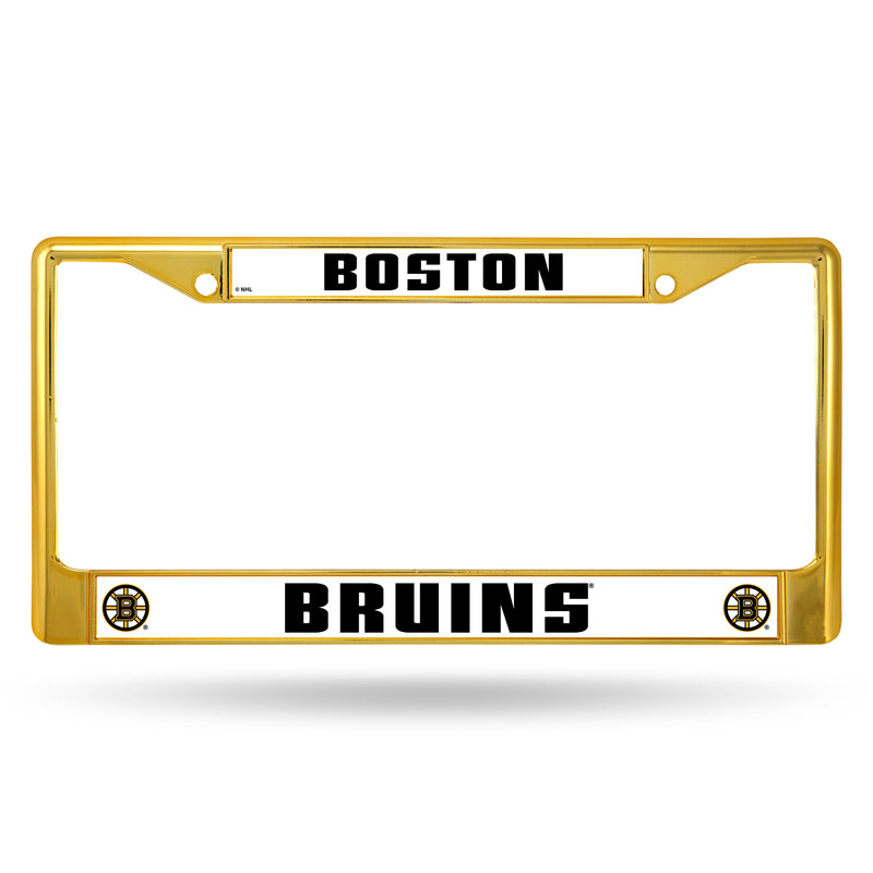 Bruins Gold Colored Chrome Frame