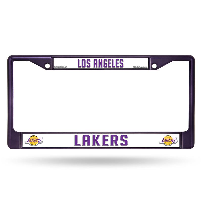 Lakers Purple Colored Chrome Frame
