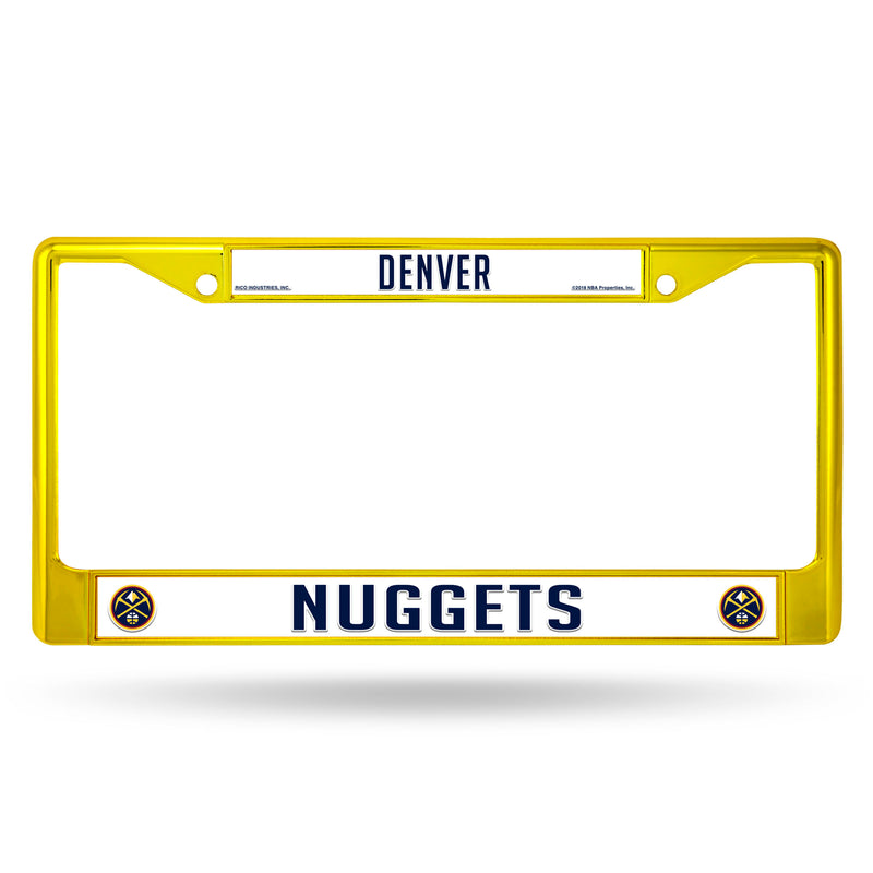 Nuggets Colored Chrome Frame Secondary Yellow