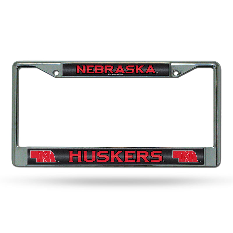 Nebraska Bling Chrome Frame