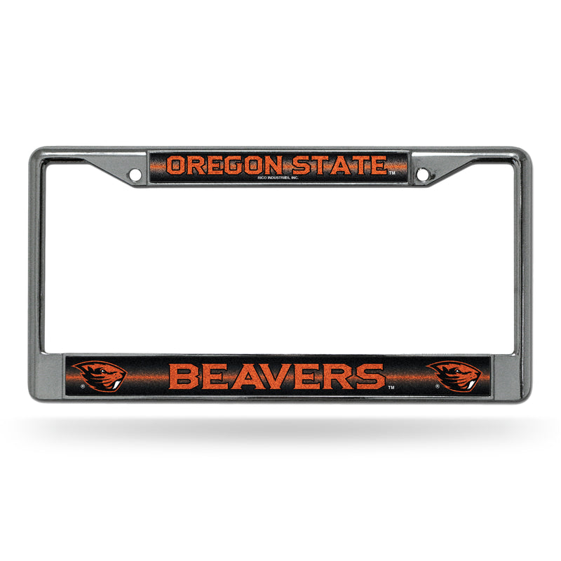 Oregon State Bling Chrome Frame