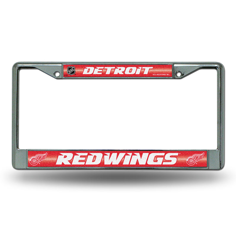 Red Wings Bling Chrome Frame