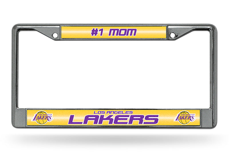 #1 Mom Lakers Chrome Frame