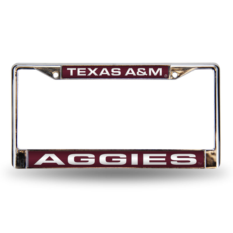 Texas A&M Red Laser Chrome Frame