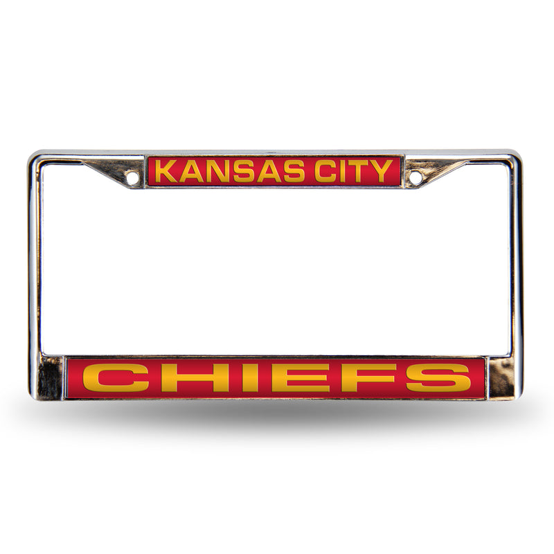 Chiefs Red Laser Chrome Frame