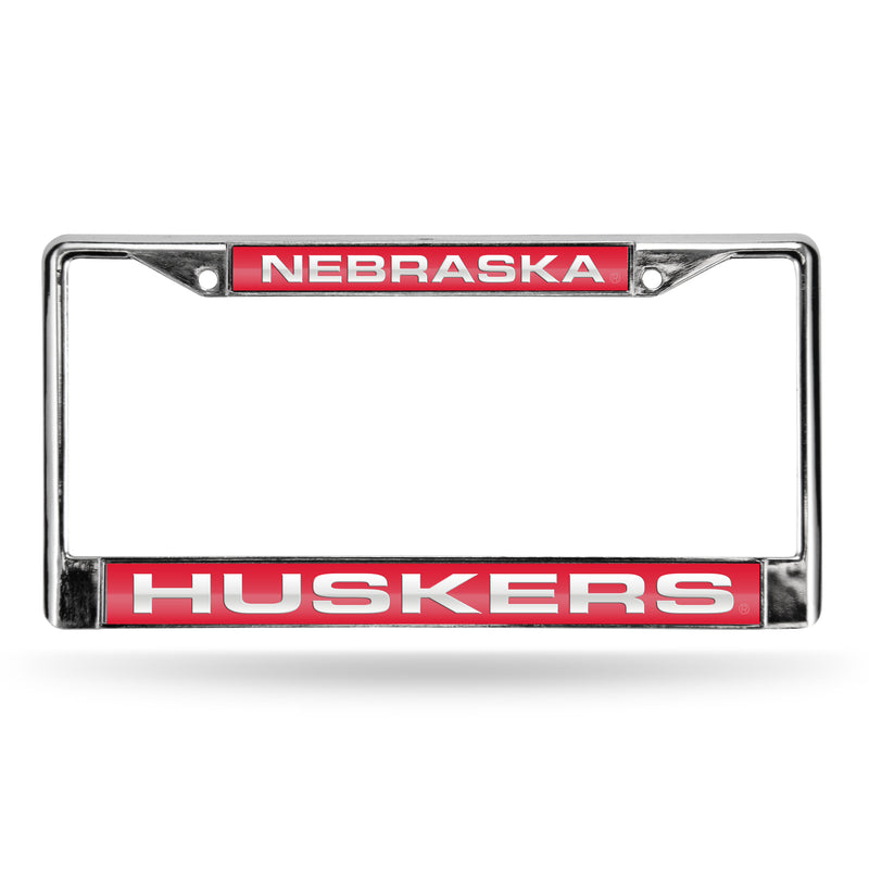 Nebraska Red Laser Chrome Frame