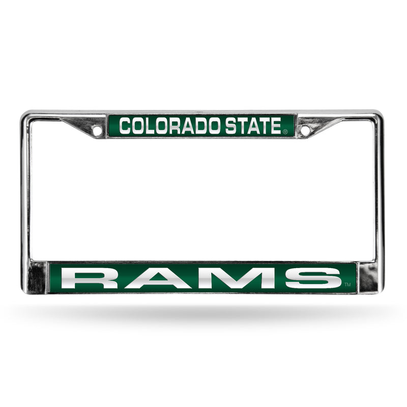 Colorado State Green Laser Chrome Frame