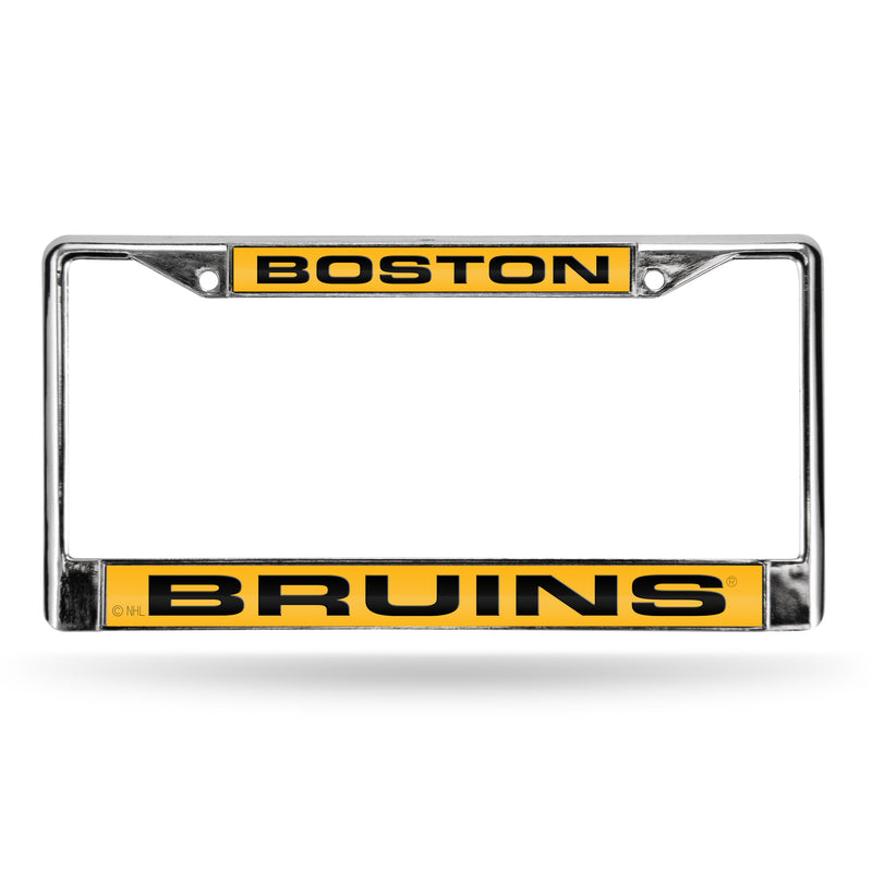 Bruins Laser Chrome Frame