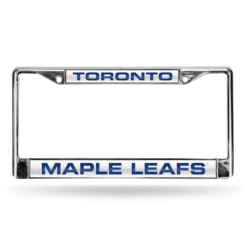 Toronto Maple Leafs Laser Chrome 12 x 6 License Plate Frame