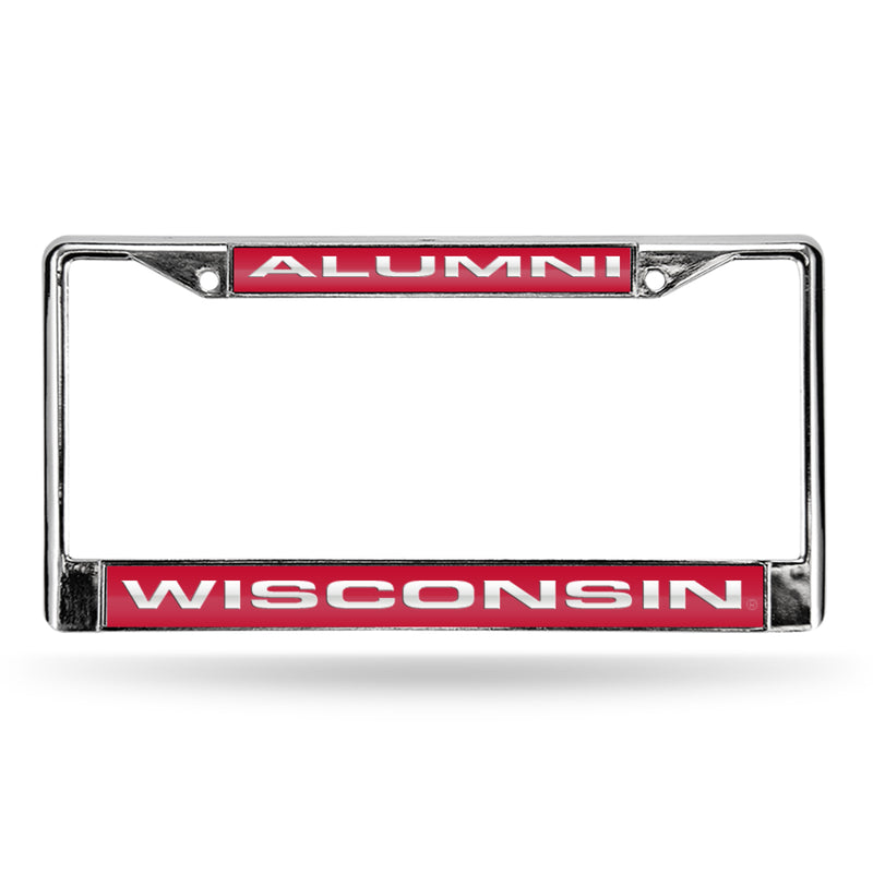 Wisconsin Alumni Laser Chrome Frame