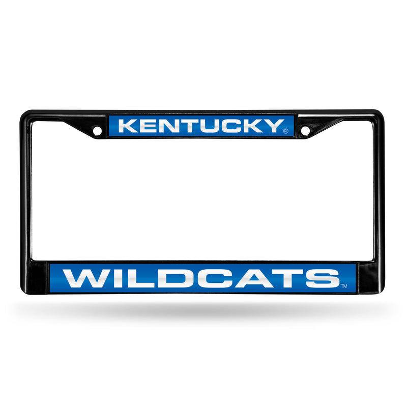 Kentucky Wildcats Black Laser Chrome 12 x 6 License Plate Frame