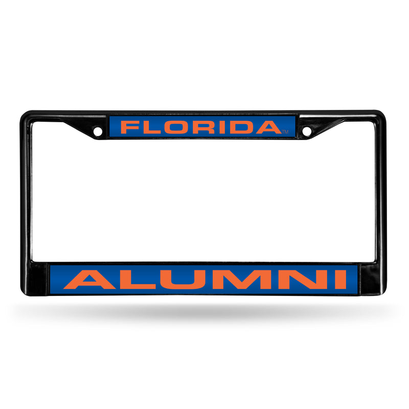 Florida Gators Black Laser Chrome 12 x 6 License Plate Frame