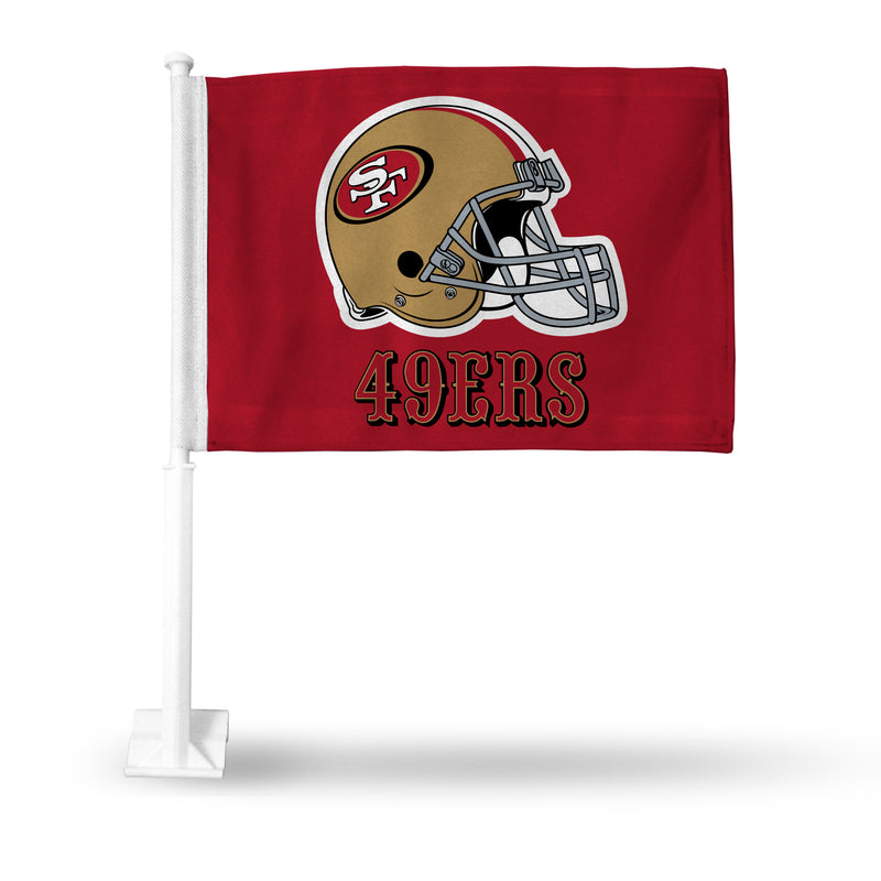 Sf 49Ers Helmet Car Flag