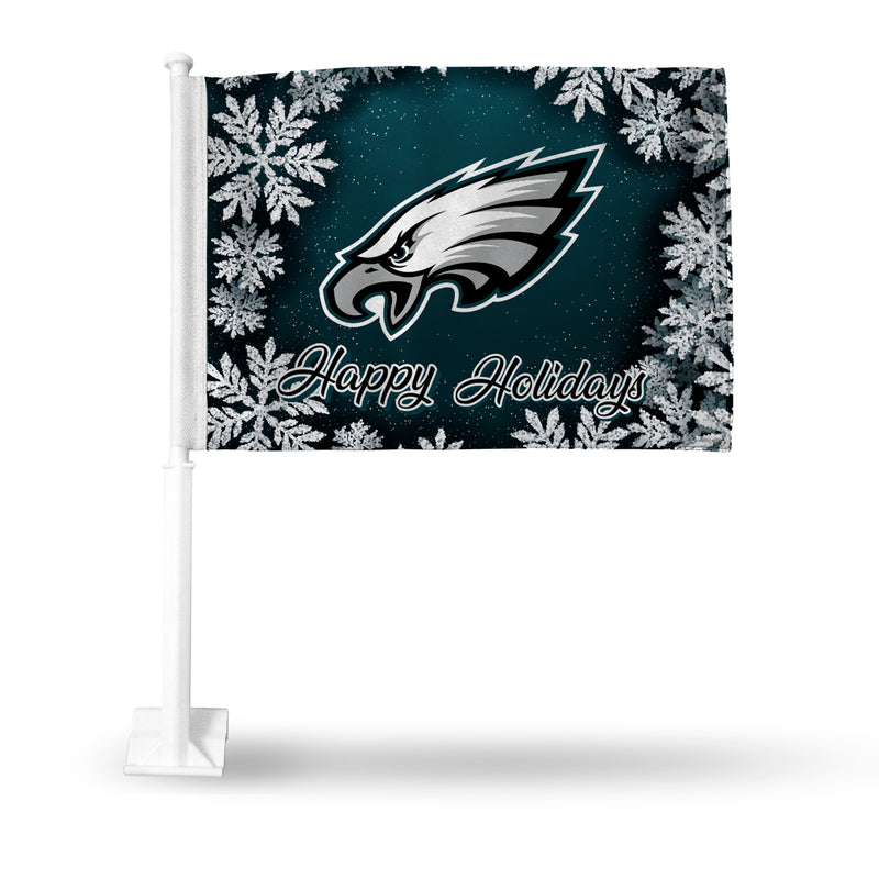 Eagles Holiday Themed Car Flag