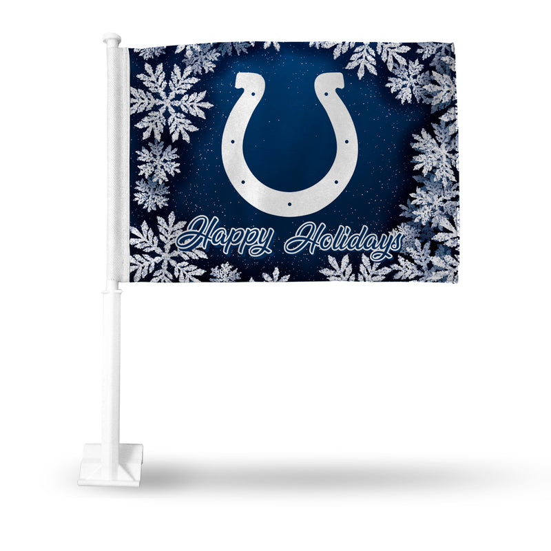 Colts Holiday Themed Car Flag