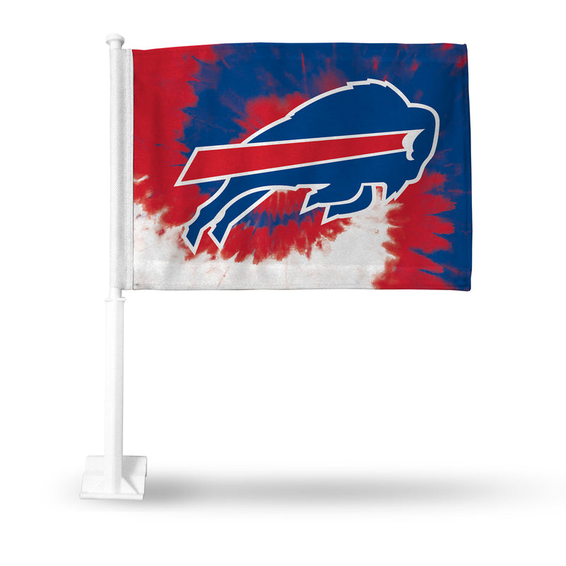 Buffalo Bills - Tie Dye Design - Car Flag