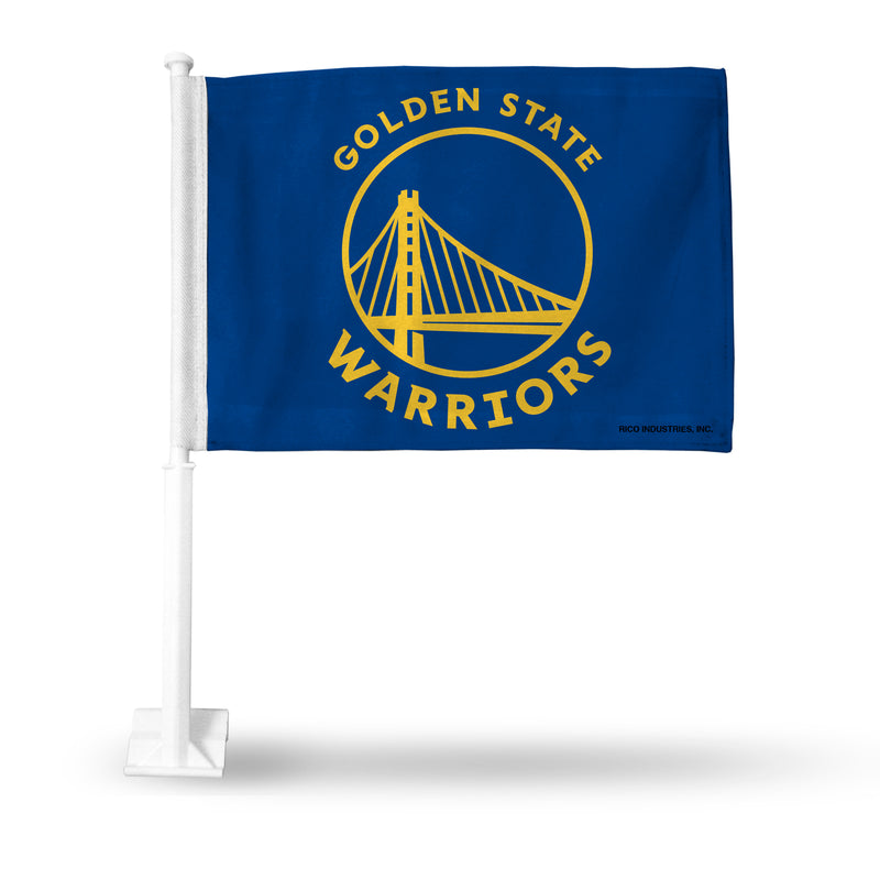 Warriors Car Flag - Blue