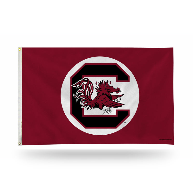 NCAA South Carolina Gamecocks 3' x 5' Classic Banner Flag - Single Sided - Indoor or Outdoor - Home Décor By Rico Industries