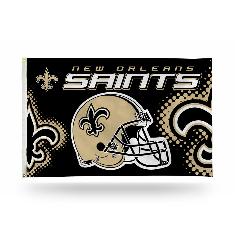 New Orleans Saints Helmet Banner Flag (3X5)