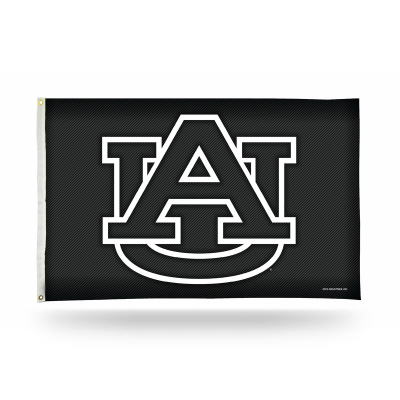 Auburn - Carbon Fiber Design - Banner Flag (3X5)