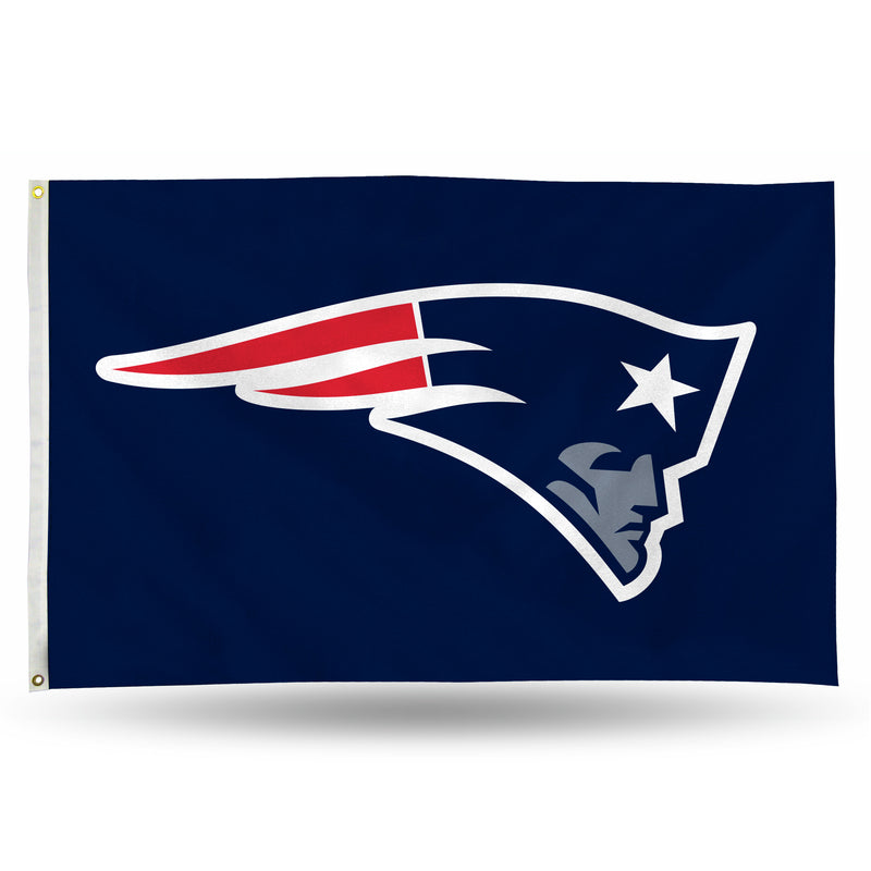 NFL New England Patriots 3' x 5' Classic Banner Flag - Single Sided - Indoor or Outdoor - Home Décor By Rico Industries