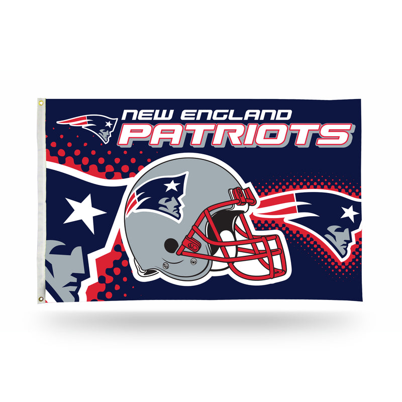 New England Patriots Helmet Banner Flag (3X5)