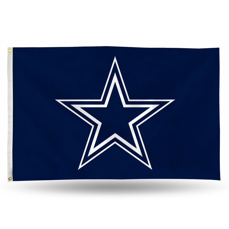 NFL Dallas Cowboys 3' x 5' Classic Banner Flag - Single Sided - Indoor or Outdoor - Home Décor By Rico Industries