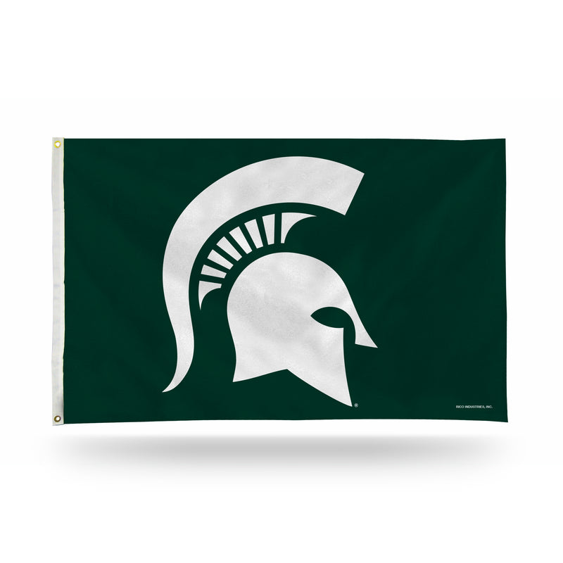 NCAA Michigan State Spartans 3' x 5' Classic Banner Flag - Single Sided - Indoor or Outdoor - Home Décor By Rico Industries