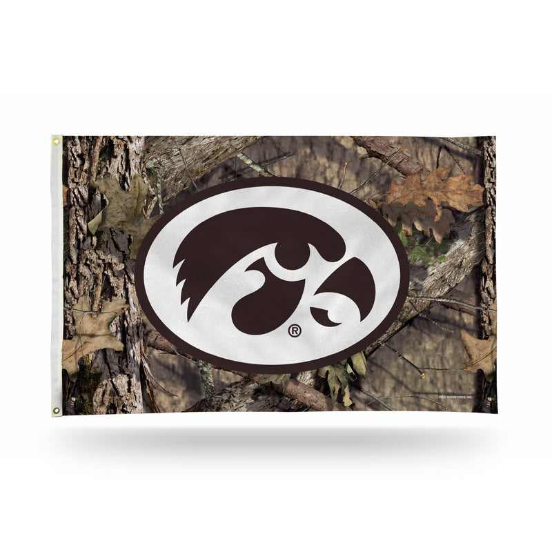 Iowa University / Mossy Oak Camo Break-Up Country Banner Flag (3X5)