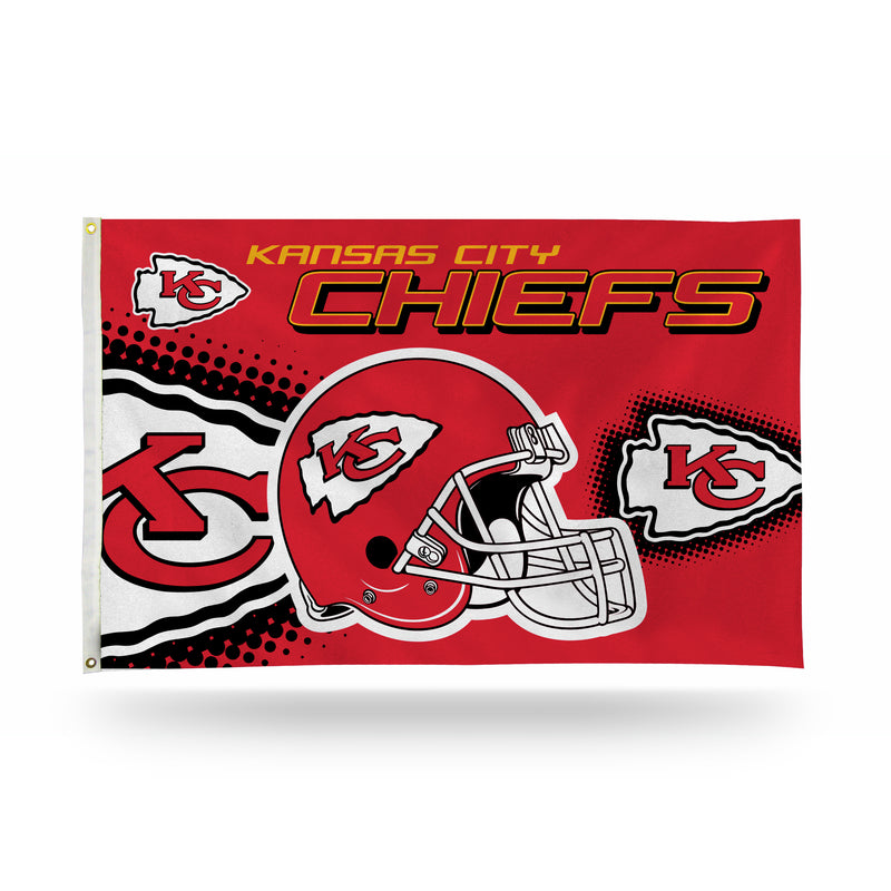 Kansas City Chiefs Helmet Banner Flag (3X5)