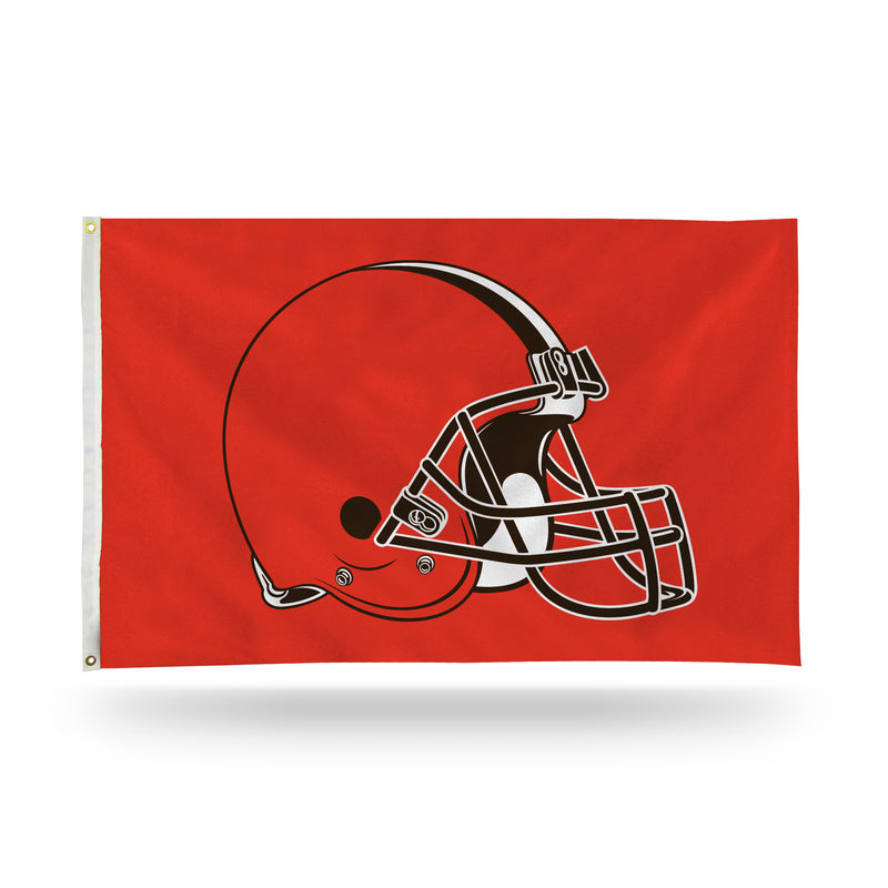 NFL Cleveland Browns 3' x 5' Classic Banner Flag - Single Sided - Indoor or Outdoor - Home Décor By Rico Industries