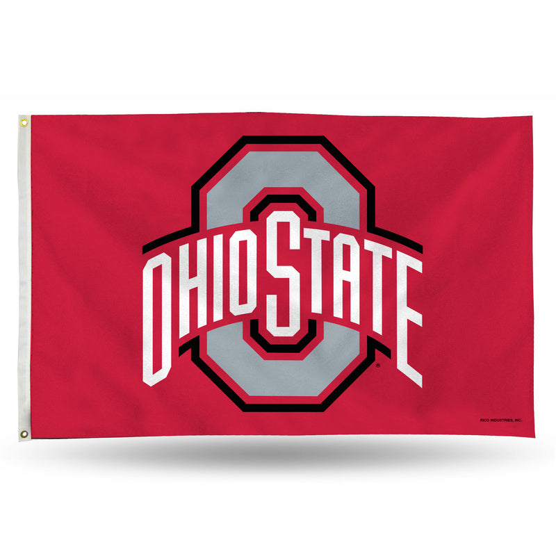 NCAA Ohio State Buckeyes 3' x 5' Classic Banner Flag - Single Sided - Indoor or Outdoor - Home Décor By Rico Industries