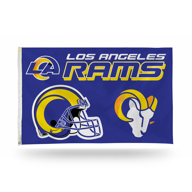 La Rams Helmet Banner Flag