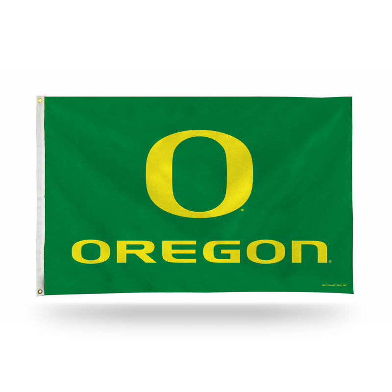 NCAA Oregon Ducks 3' x 5' Classic Banner Flag - Single Sided - Indoor or Outdoor - Home Décor By Rico Industries
