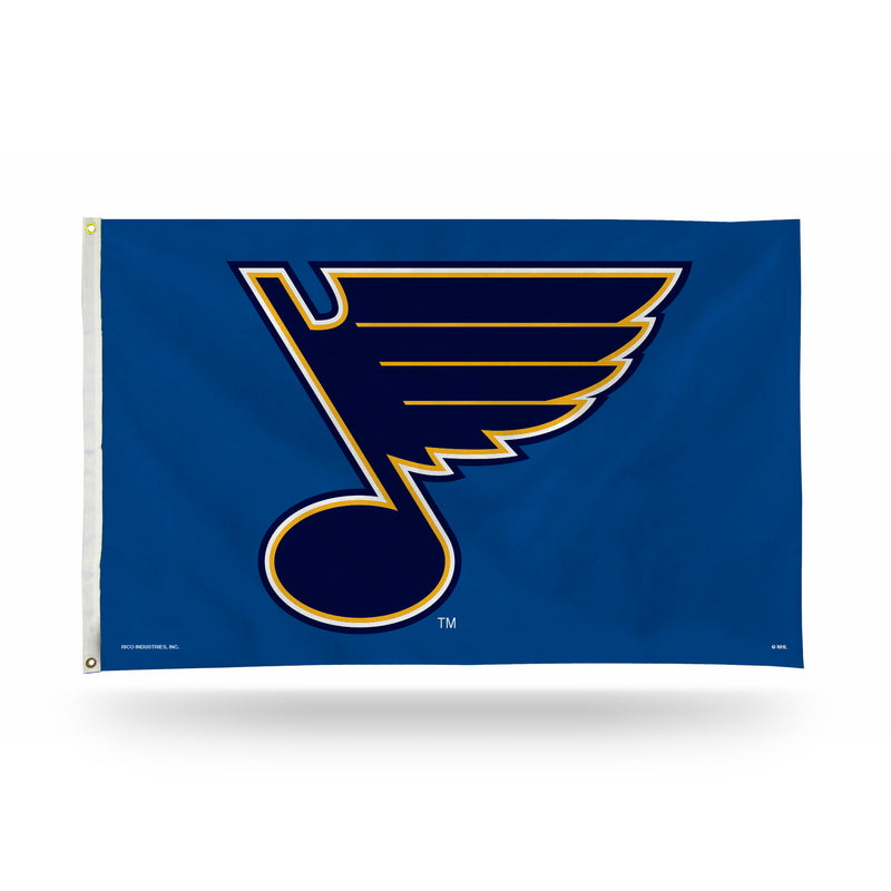 NHL St. Louis Blues 3' x 5' Classic Banner Flag - Single Sided - Indoor or Outdoor - Home Décor By Rico Industries