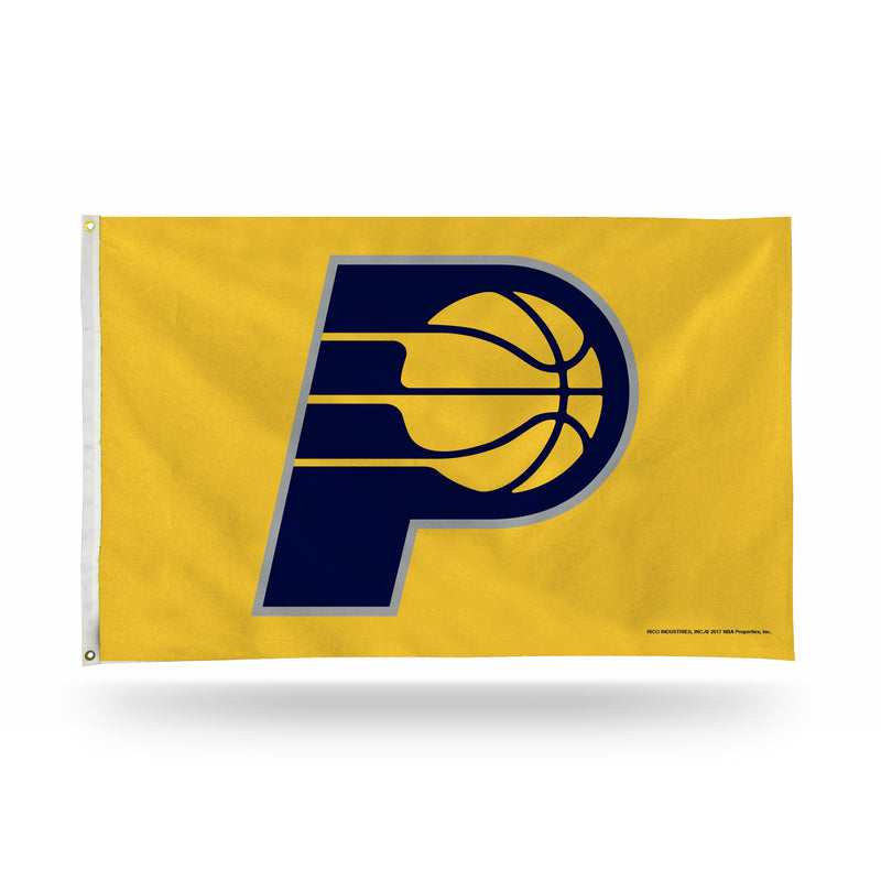 NBA Indiana Pacers 3' x 5' Classic Banner Flag - Single Sided - Indoor or Outdoor - Home Décor By Rico Industries