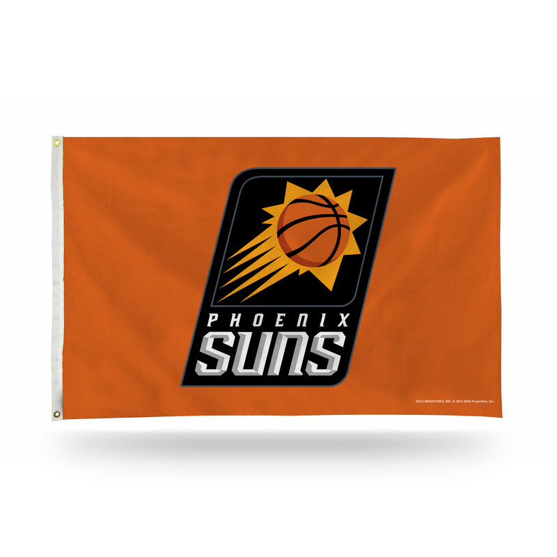 NBA Phoenix Suns 3' x 5' Classic Banner Flag - Single Sided - Indoor or Outdoor - Home Décor By Rico Industries