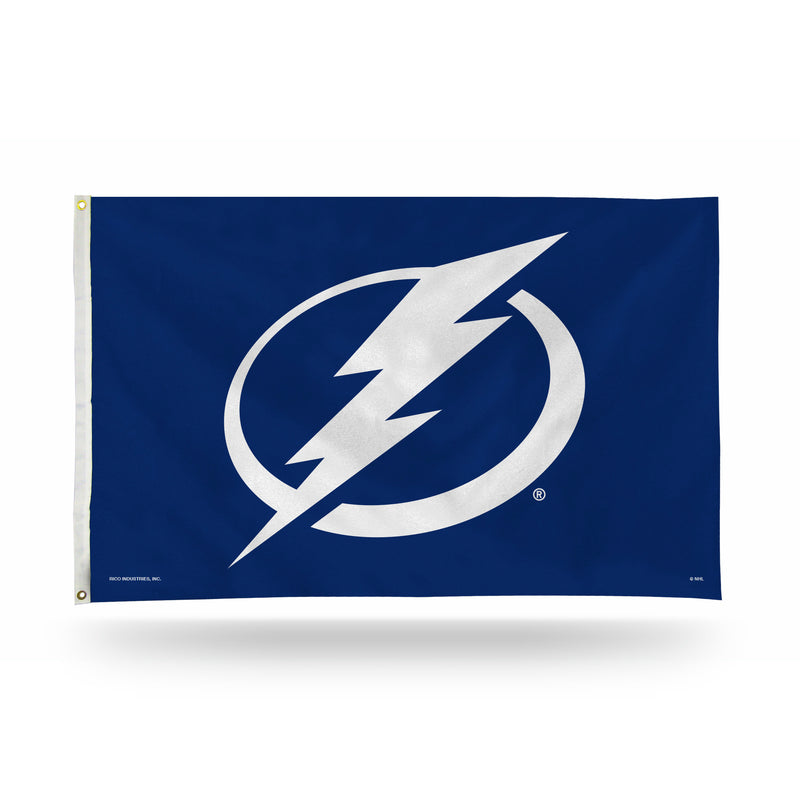 NHL Tampa Bay Lightning 3' x 5' Classic Banner Flag - Single Sided - Indoor or Outdoor - Home Décor By Rico Industries