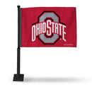 Ohio State University Car Flag - Black Pole