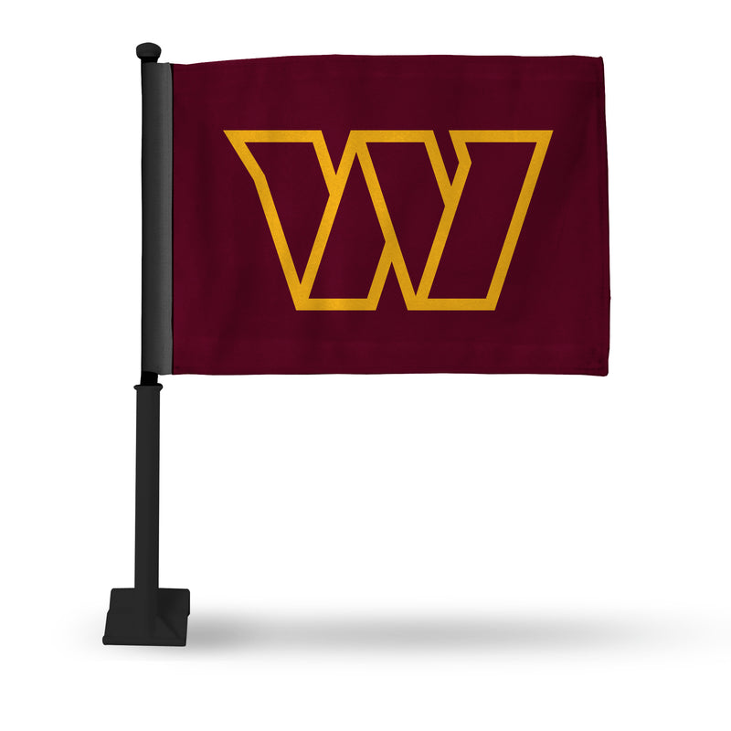 Washington Commanders Car Flag - Black Pole