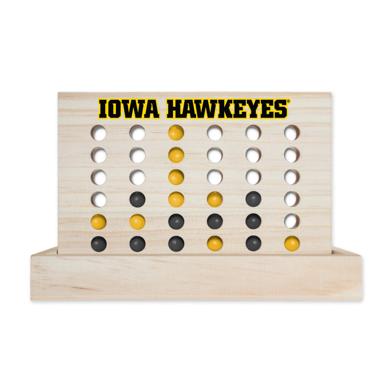 Iowa University 4-In-A-Row Travel Game