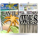 Margaritaville My Margarita Says House Flag W/ Lip Tape Bag & Header - Double Sided