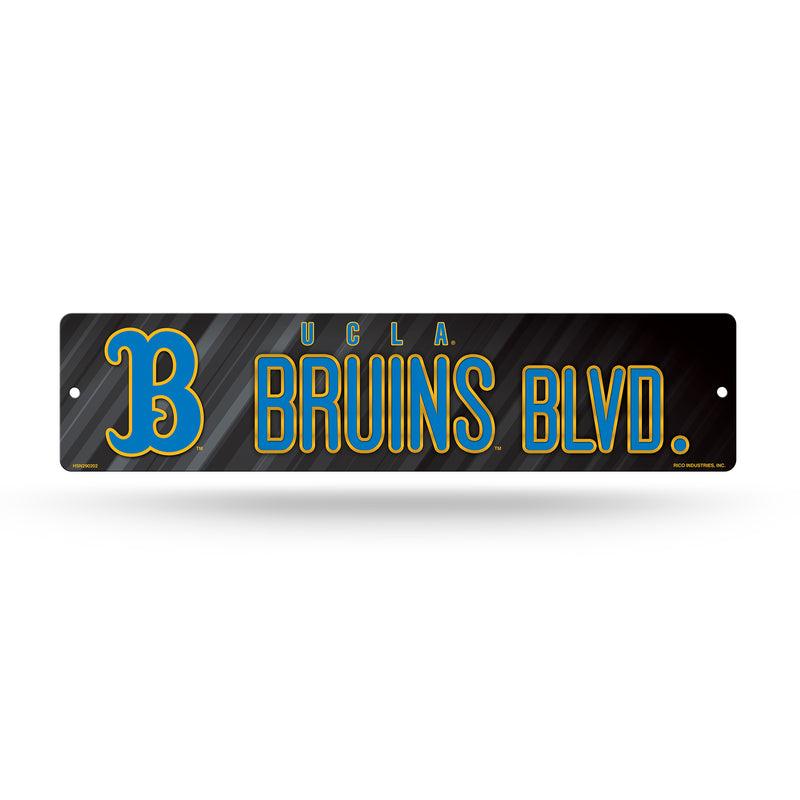 NCAA California-Los Angeles Bruins Plastic 4" x 16" Street Sign By Rico Industries