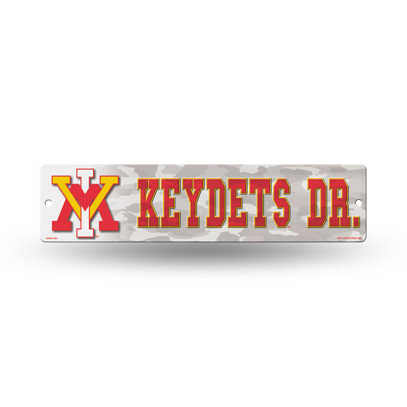 NCAA Virginia Military Institute Keydets Plastic 4" x 16" Street Sign By Rico Industries