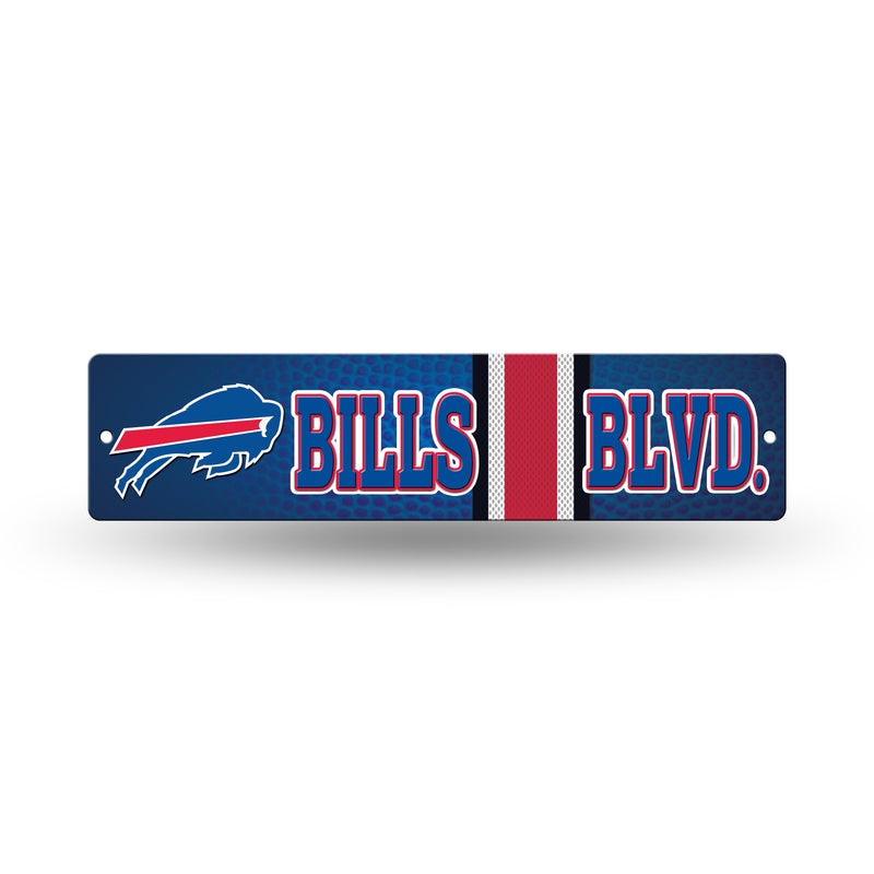 NFL Buffalo Bills Plastic 4" x 16" Street Sign By Rico Industries