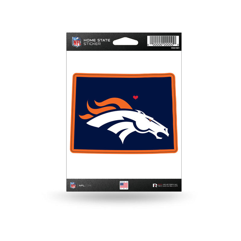 Broncos Home State Sticker