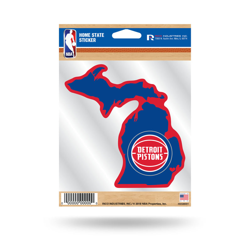 Pistons Home State Sticker