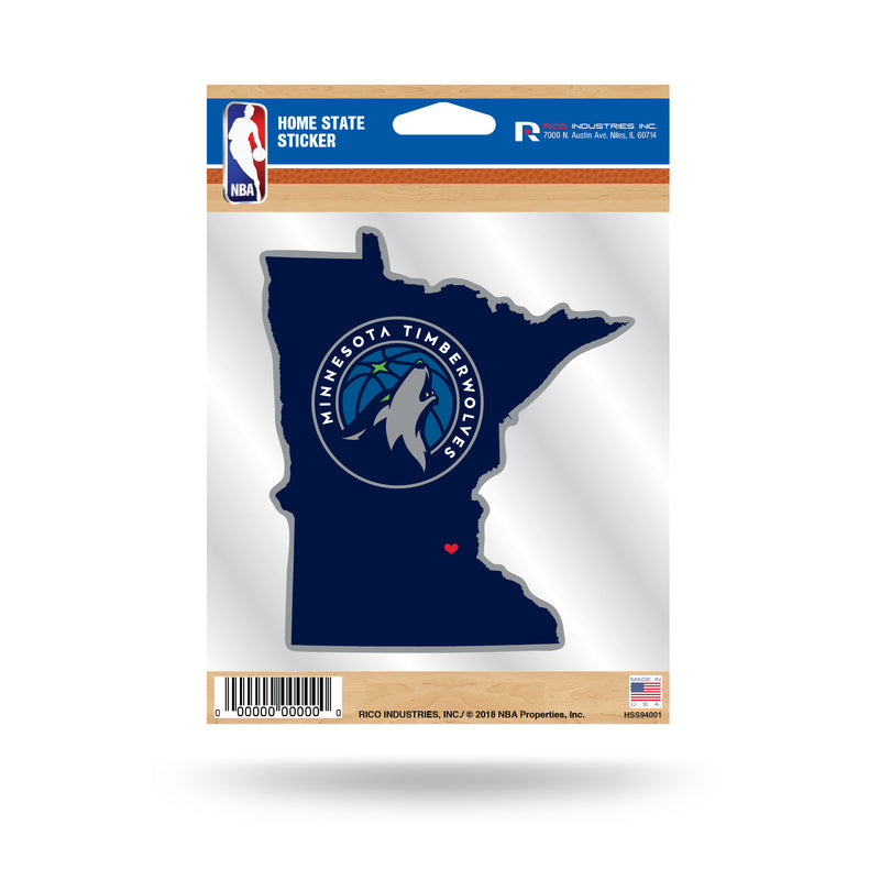 Timberwolves Home State Sticker
